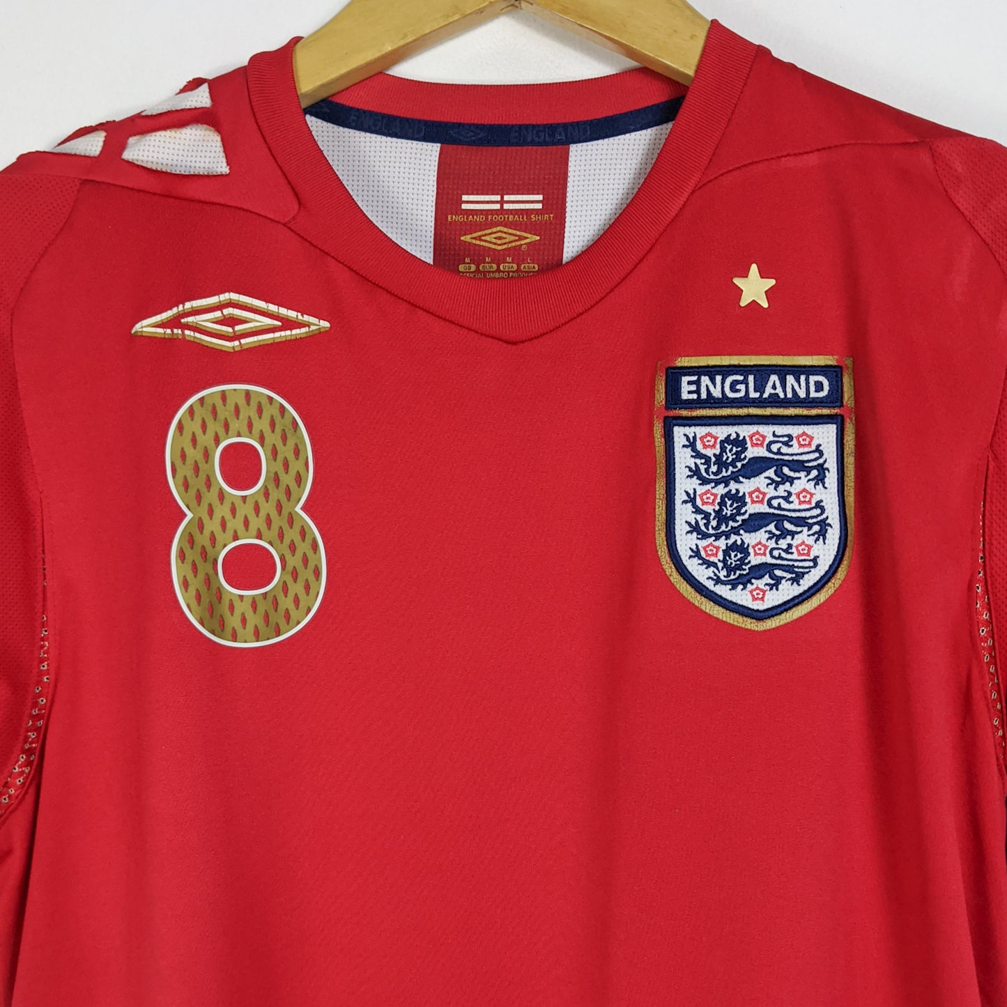 Original England 2006/08 Away - Lampard #8 Size M