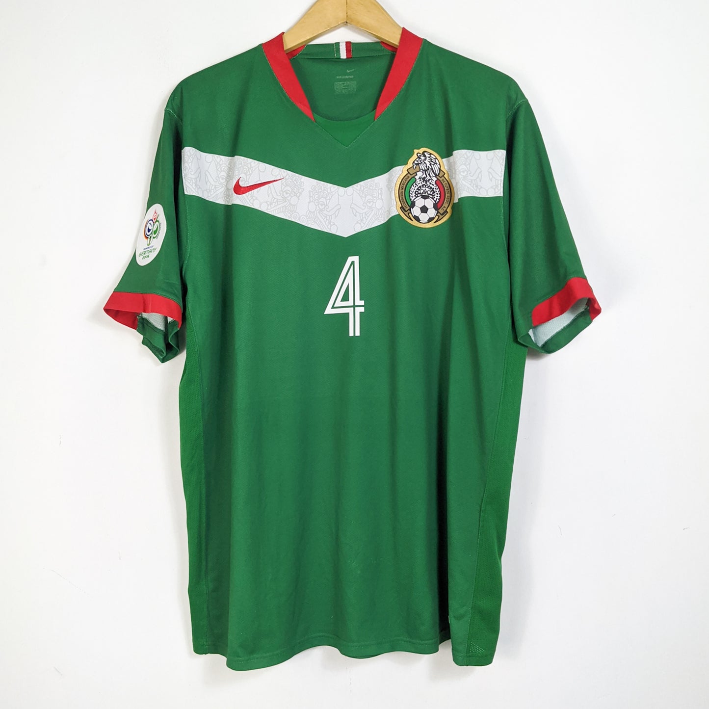 Original Mexico 2006/07 Home - Rafa Marquez #4 Size XL