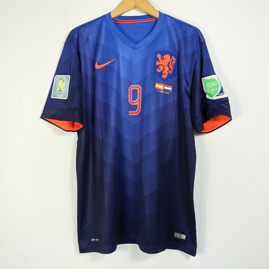 Original Netherlands 2014/15 Away - Van Persie #9 Size XL