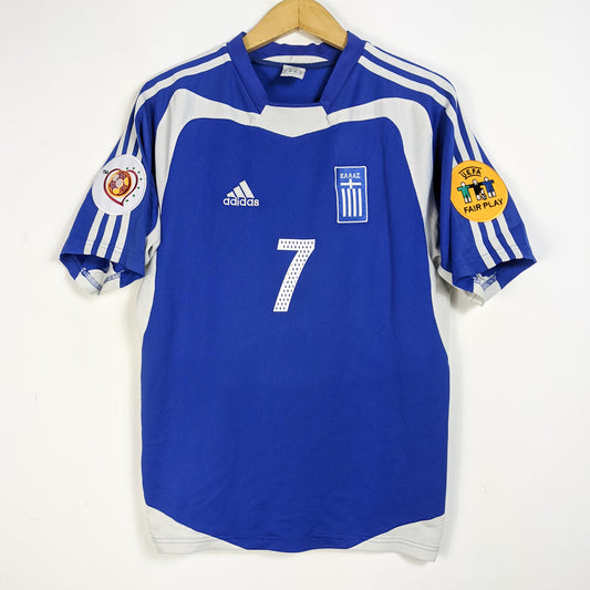 Original Greece 2004 Home - Zagorakis #7 Size S