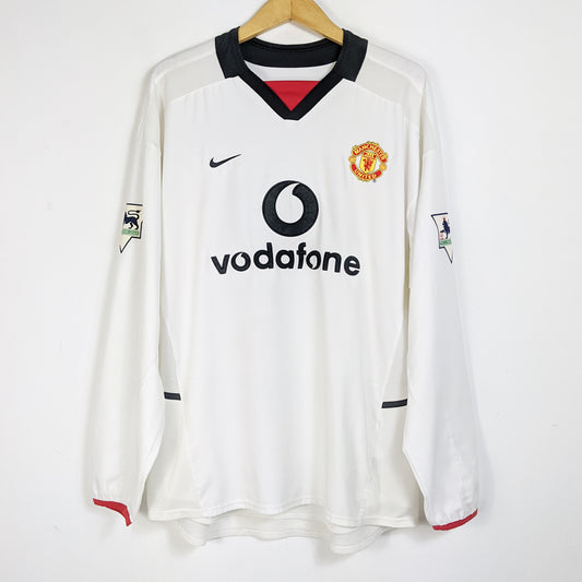 Original Manchester United 2002/03 Away - Nistelrooy #10 Size L (Long Sleeve)