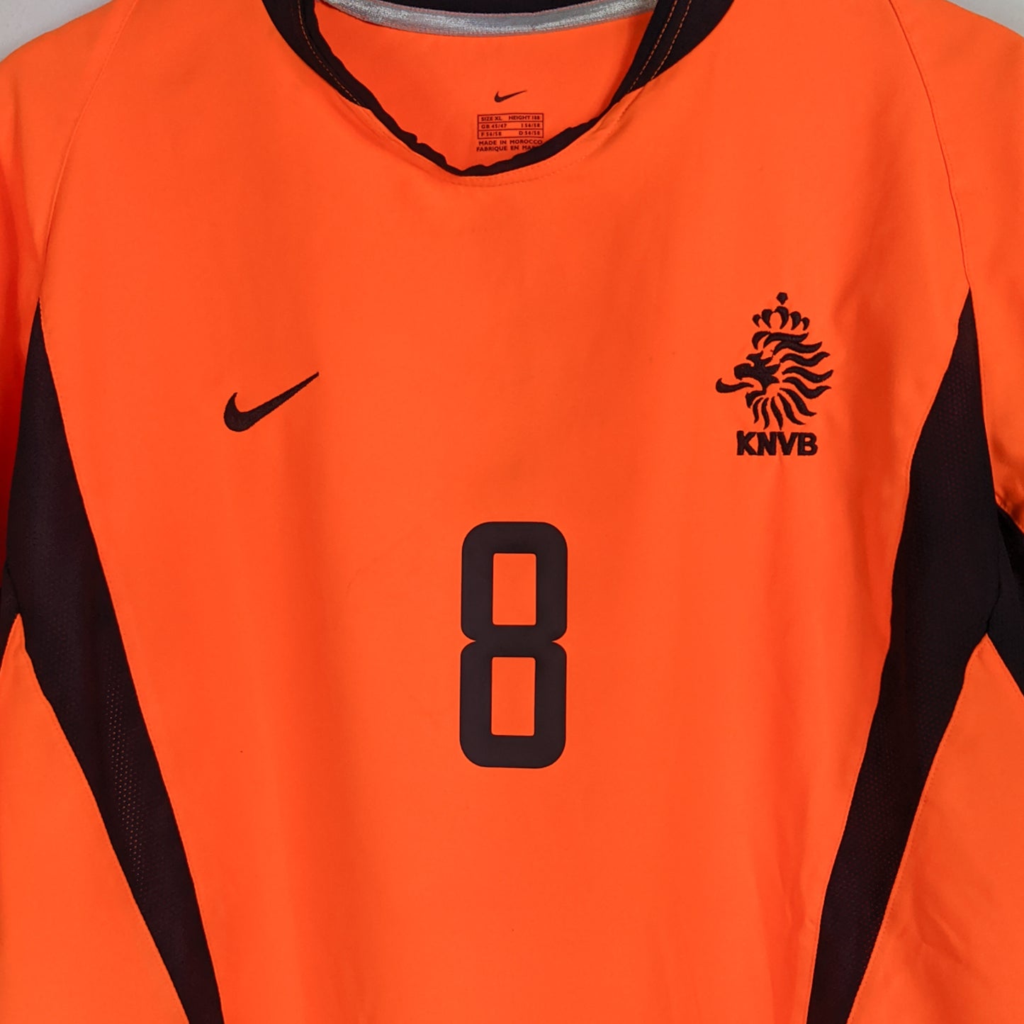 Original Netherlands 2002 Home - Edgar Davids #8 Size XL