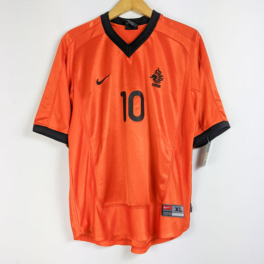 Original Netherlands 2000/02 Home - Bergkamp #10 Size XL