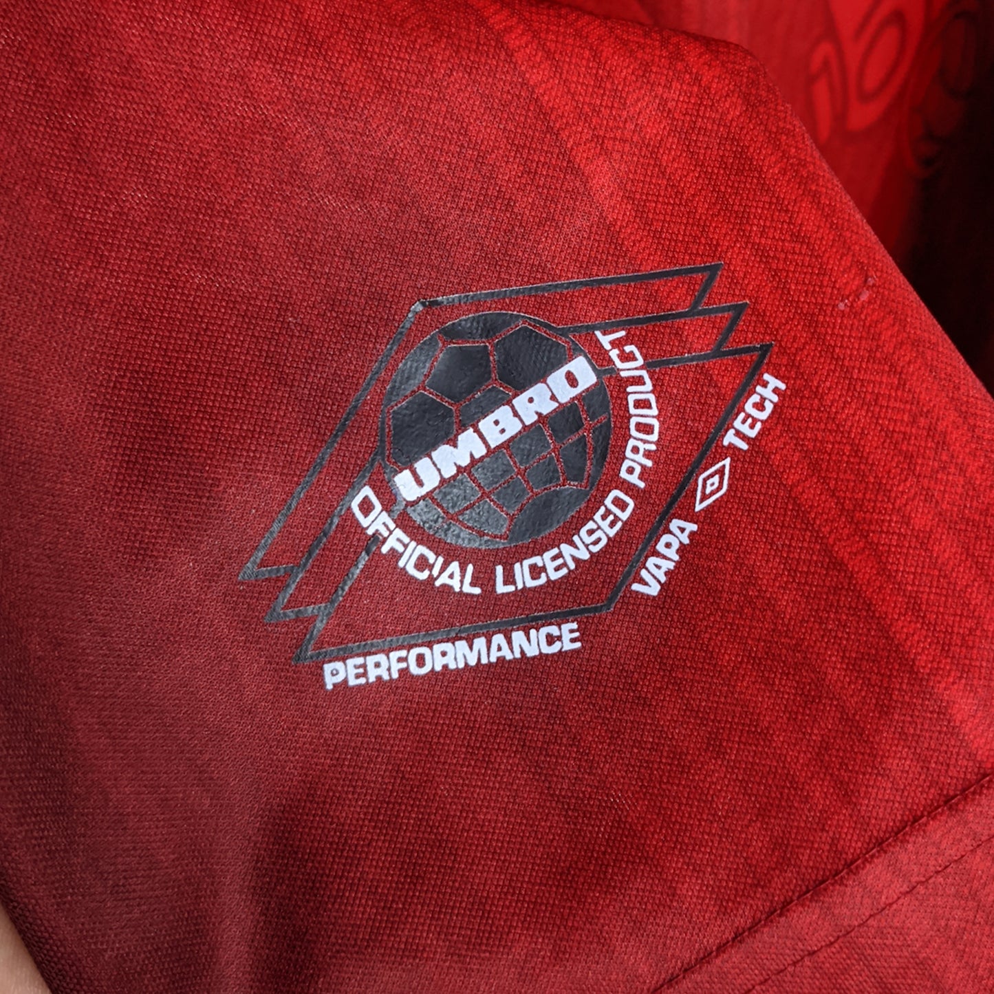 Original Manchester United 1996/98 Home - Beckham #10 Size XL (Long Sleeve)