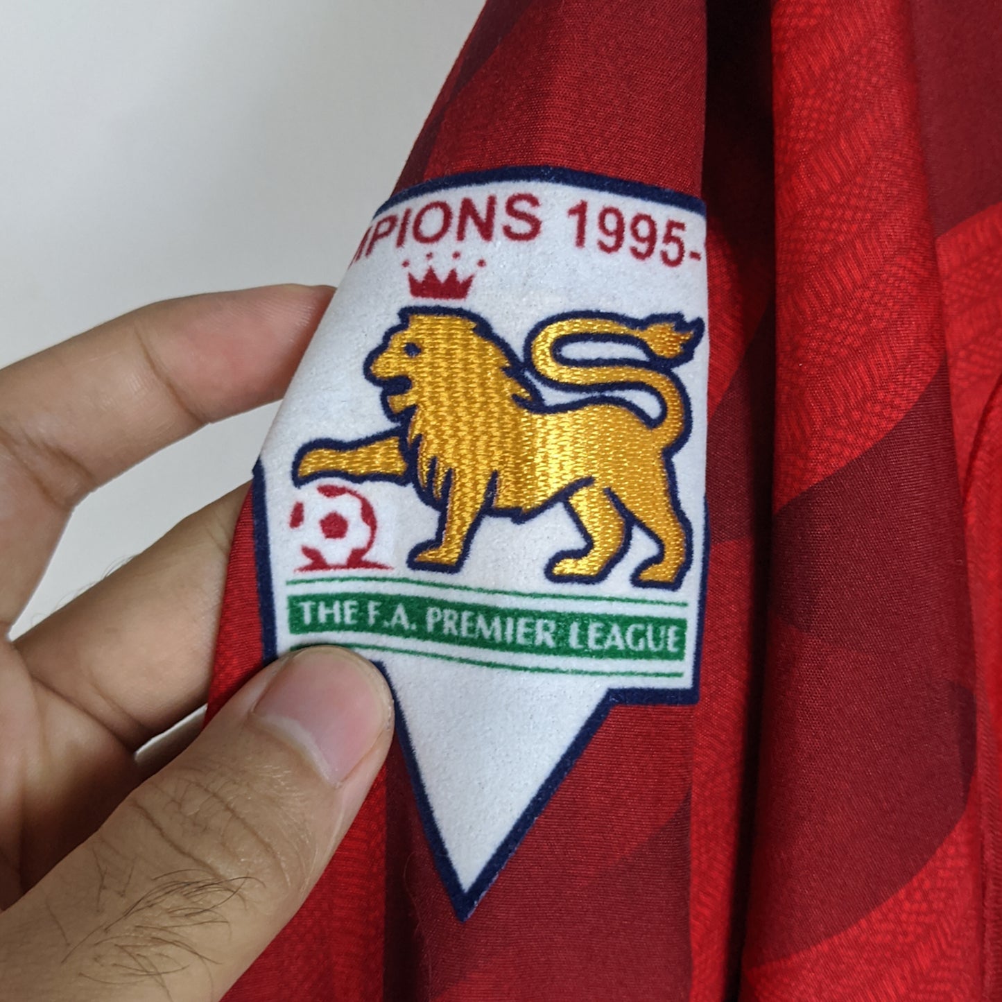 Original Manchester United 1996/98 Home - Beckham #10 Size XL (Long Sleeve)