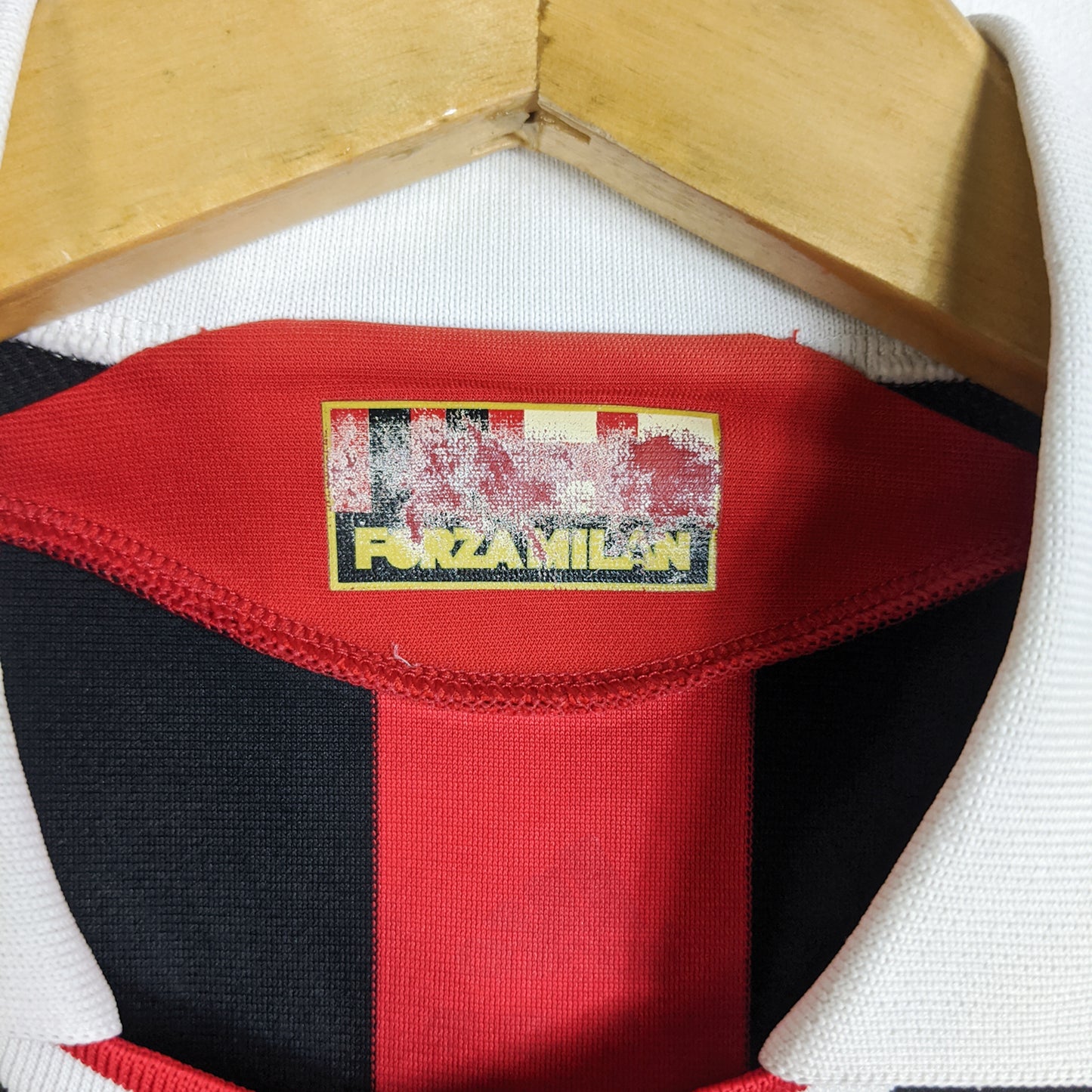 Original AC Milan 2009/10 Home - Beckham #32 Size S (Player Issue) (Long Sleeve)