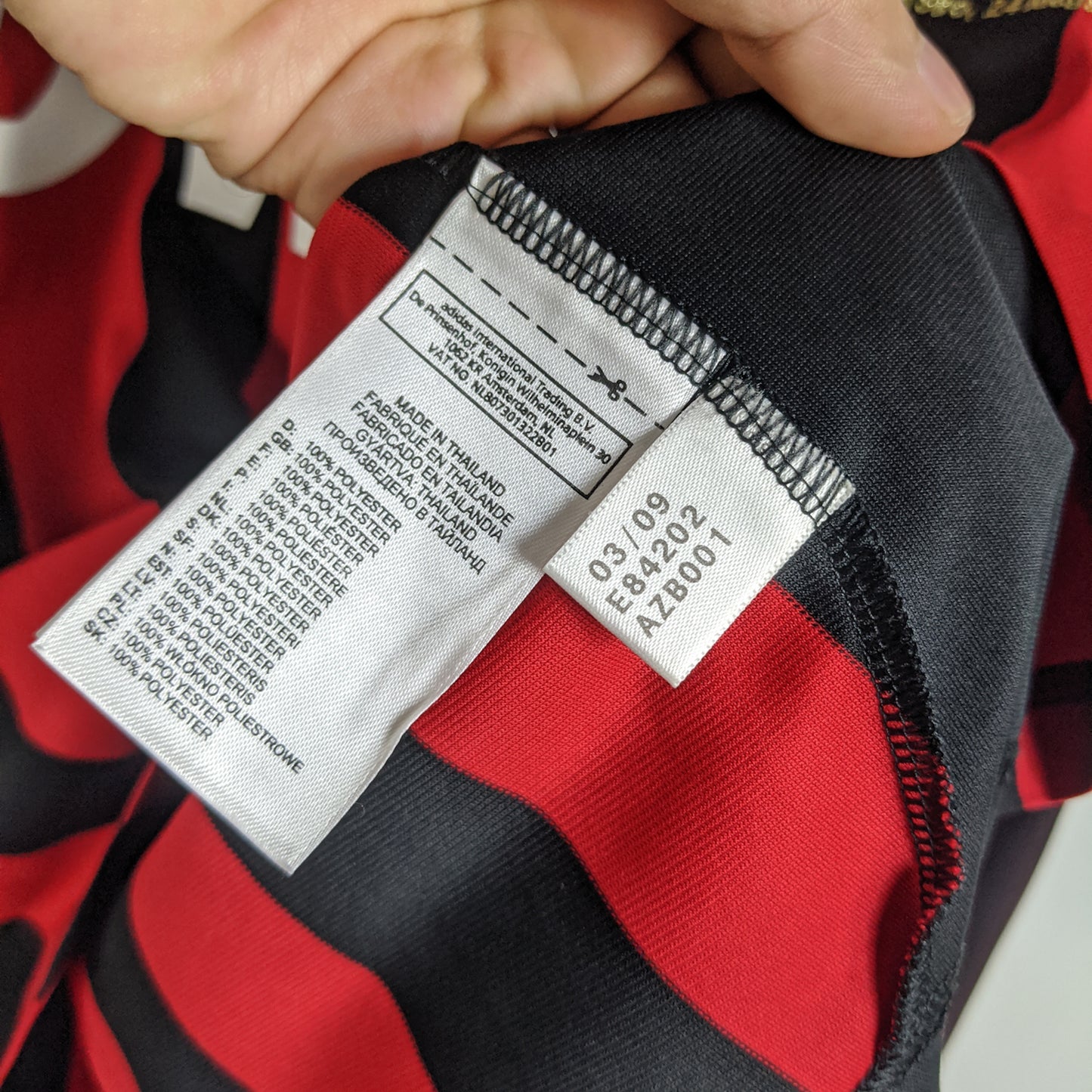 Original AC Milan 2009/10 Home - Beckham #32 Size S (Player Issue) (Long Sleeve)