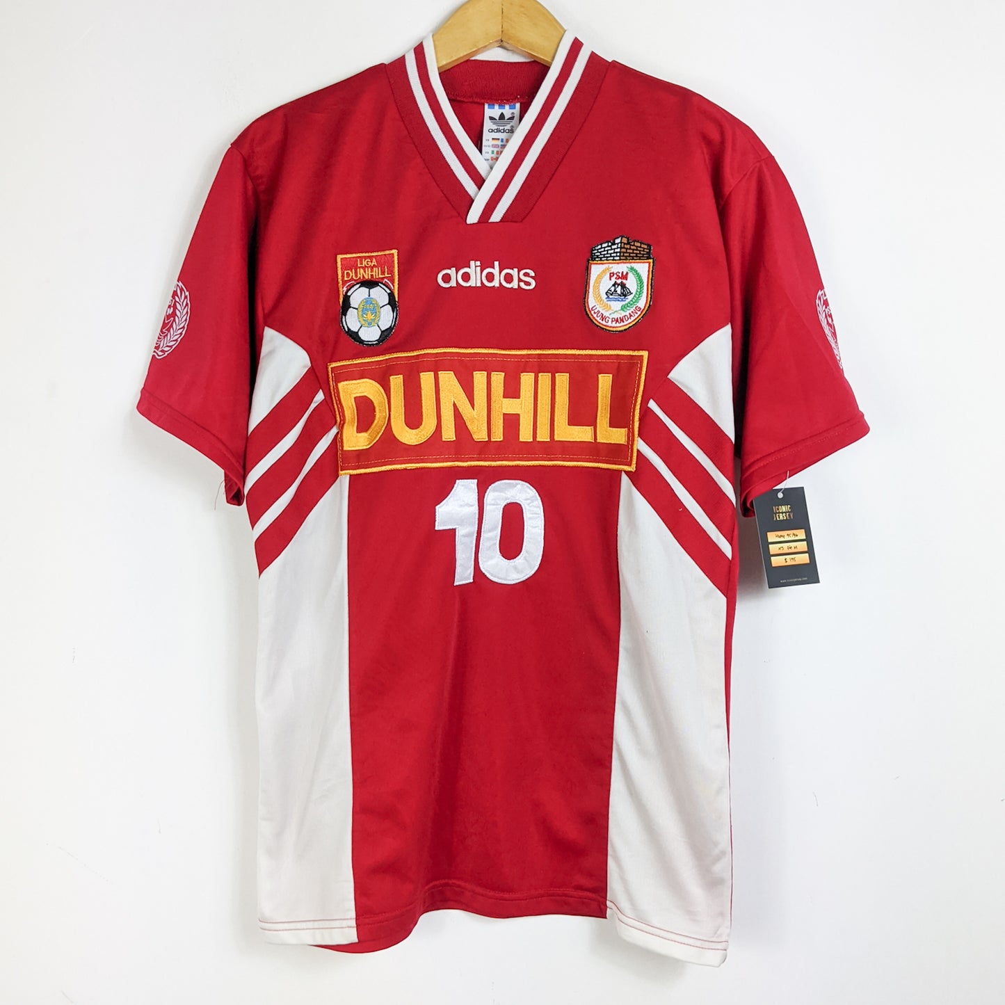 Original PSM Makassar 1995/96 Home - Kurniawan #10 Size XS fit M