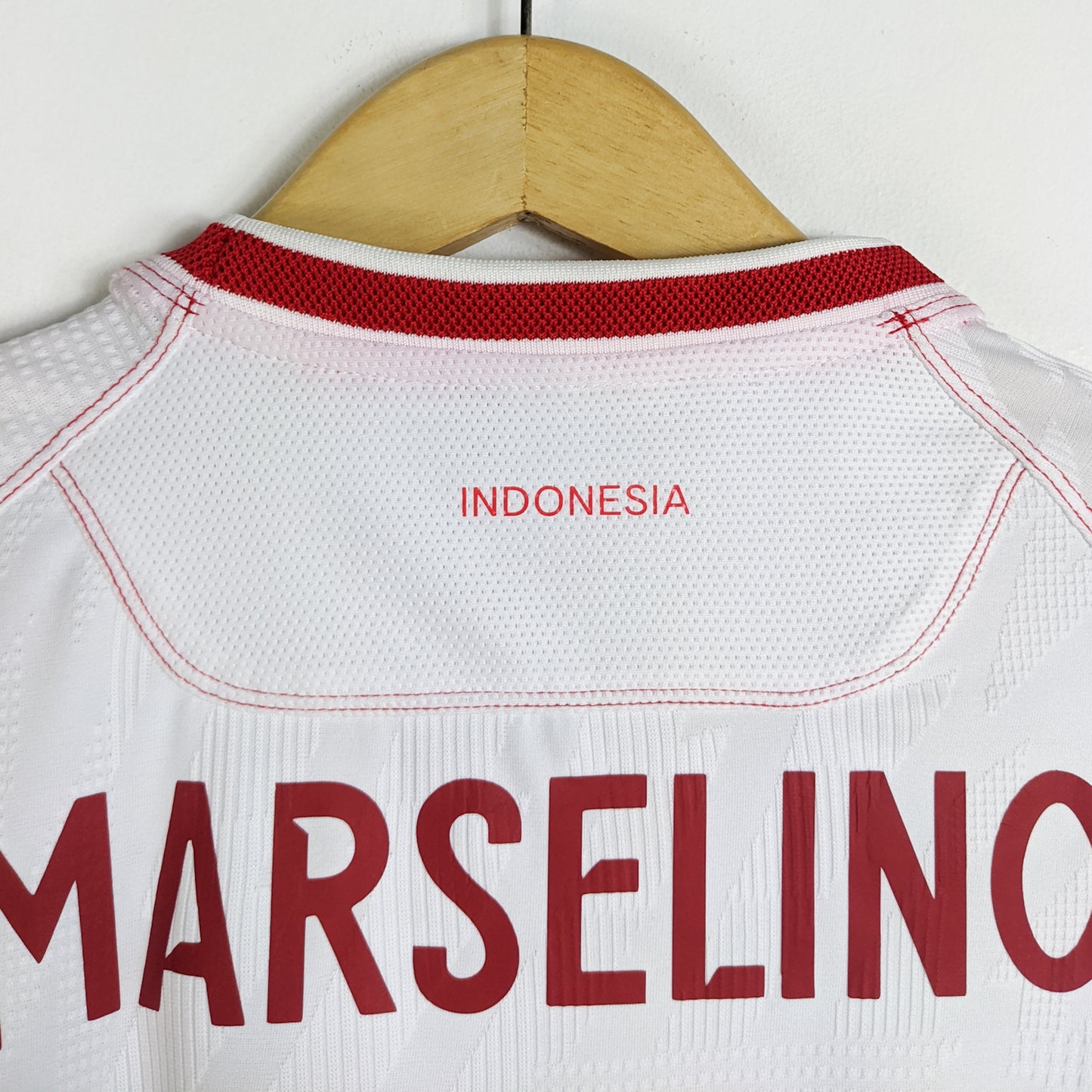 Original Indonesia 2024 Away - Marselino #7 Size L (Player Issue)