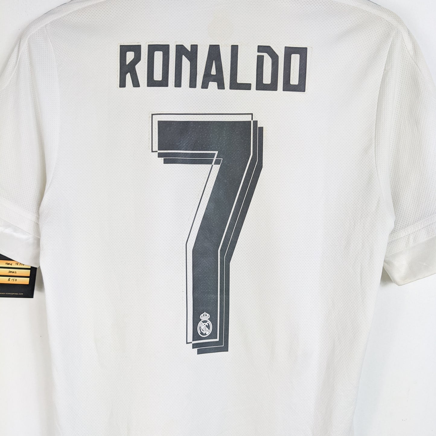 Original Real Madrid 2015/16 Home - Ronaldo #7 Size S (Player Issue)