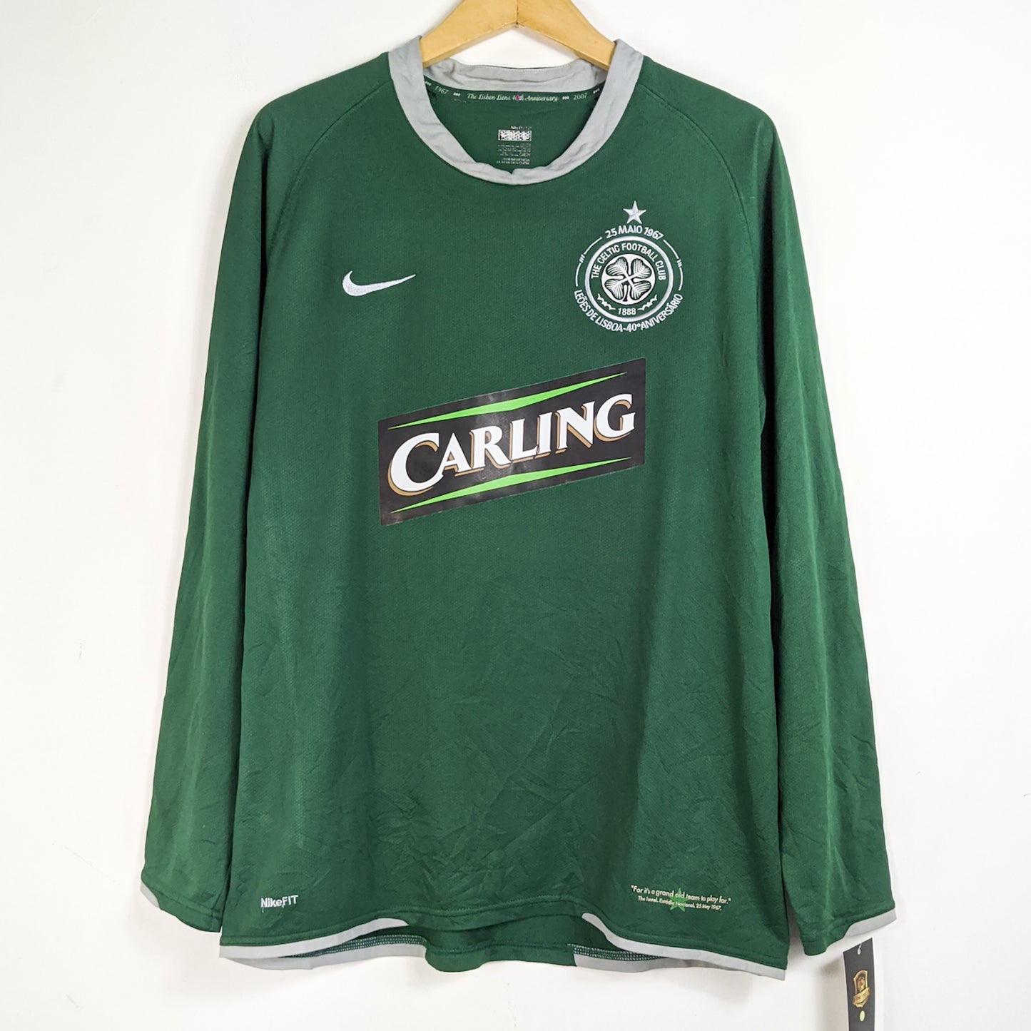 Original Celtic 2007/08 Away - Nakamura #25 Size L (Long Sleeve)