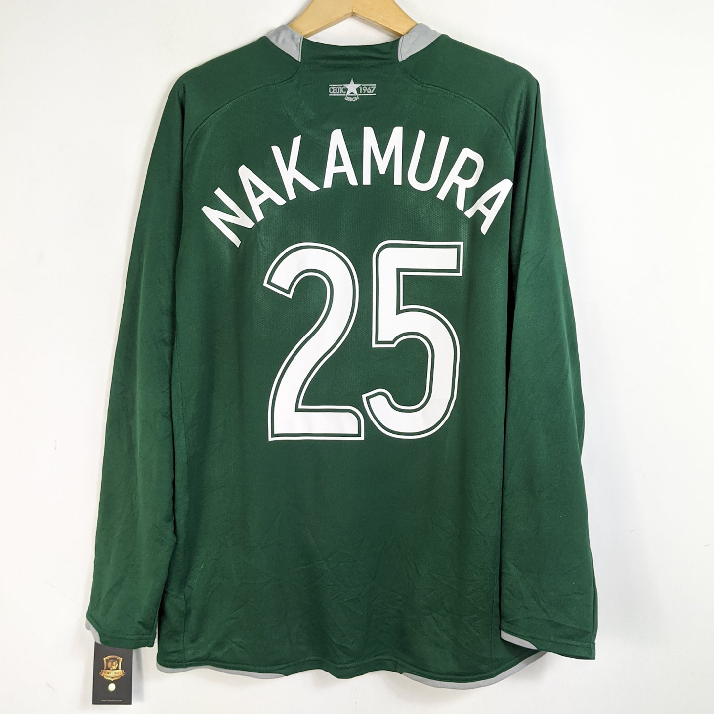 Original Celtic 2007/08 Away - Nakamura #25 Size L (Long Sleeve)