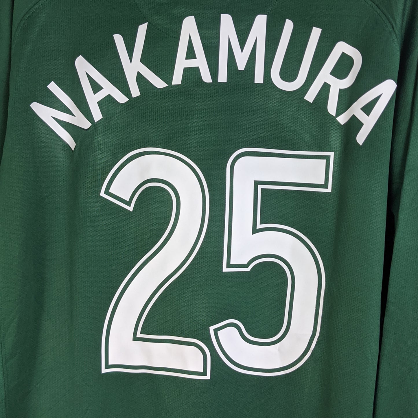 Original Celtic 2007/08 Away - Nakamura #25 Size L (Long Sleeve)