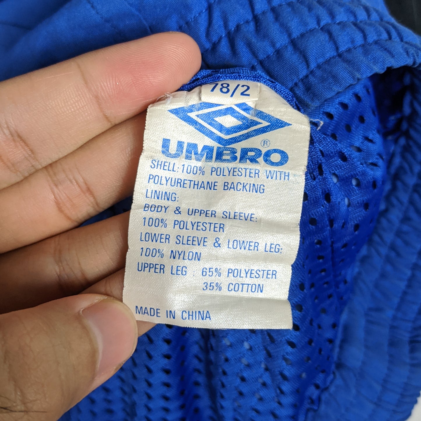 Original Inter 1997/98 Umbro Track Jacket - Size XL