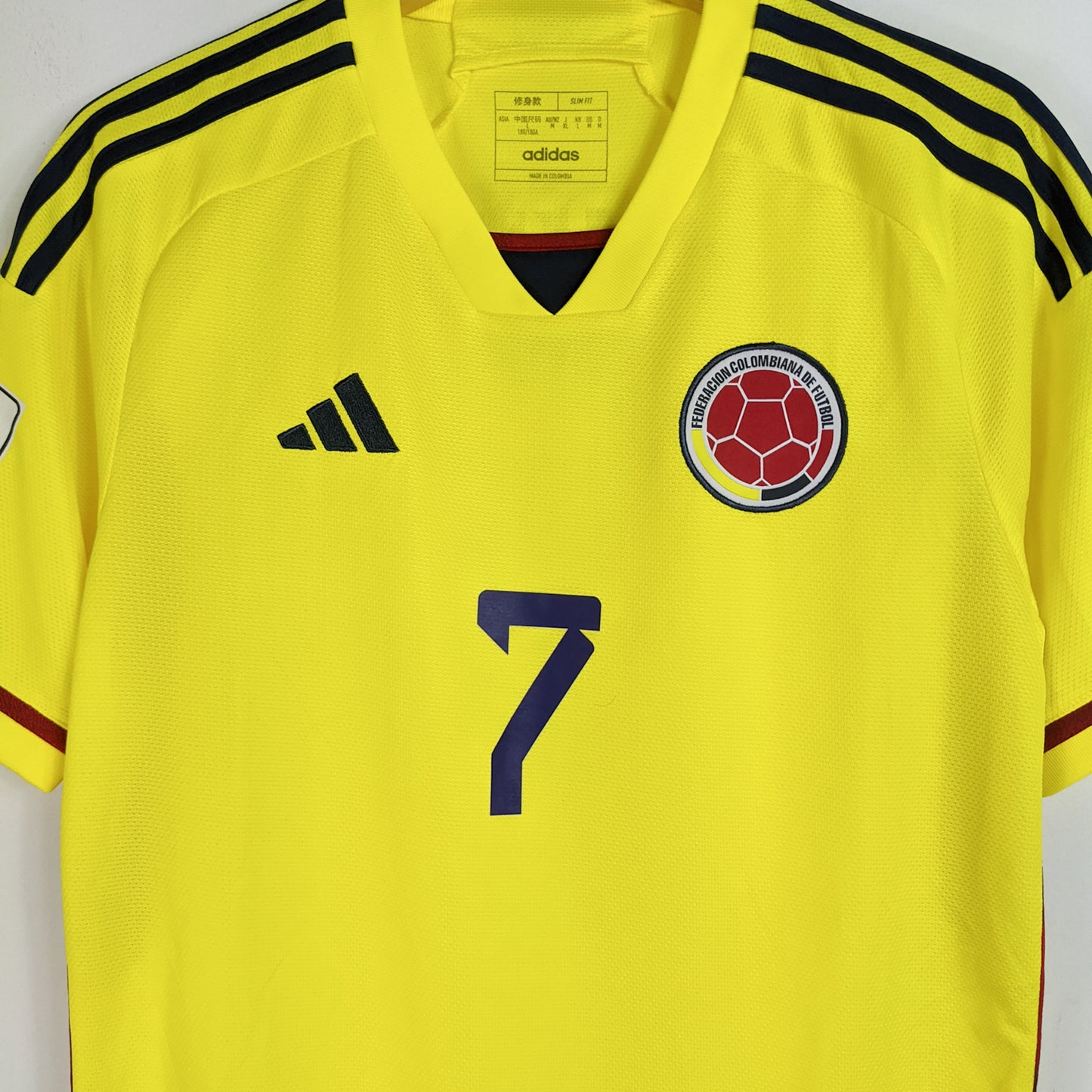Original Colombia 2022/23 Home - Luiz Diaz #7 Size M