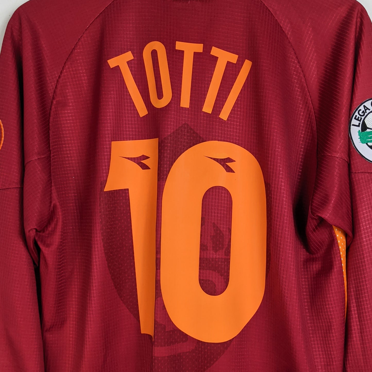 Original AS Roma 1997/98 Home - Totti #10 Size L (Long Sleeve)