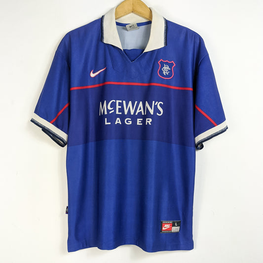 Original Glasgow Rangers 1997/99 Home - Gattuso #22 Size L