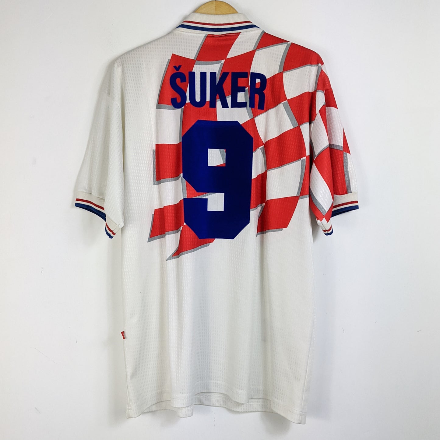 Original Croatia 1998 Home - Suker #9 Size XXL (Basic Version)