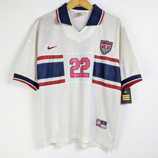 Original USA 1996 Home - Lalas #22 Size S