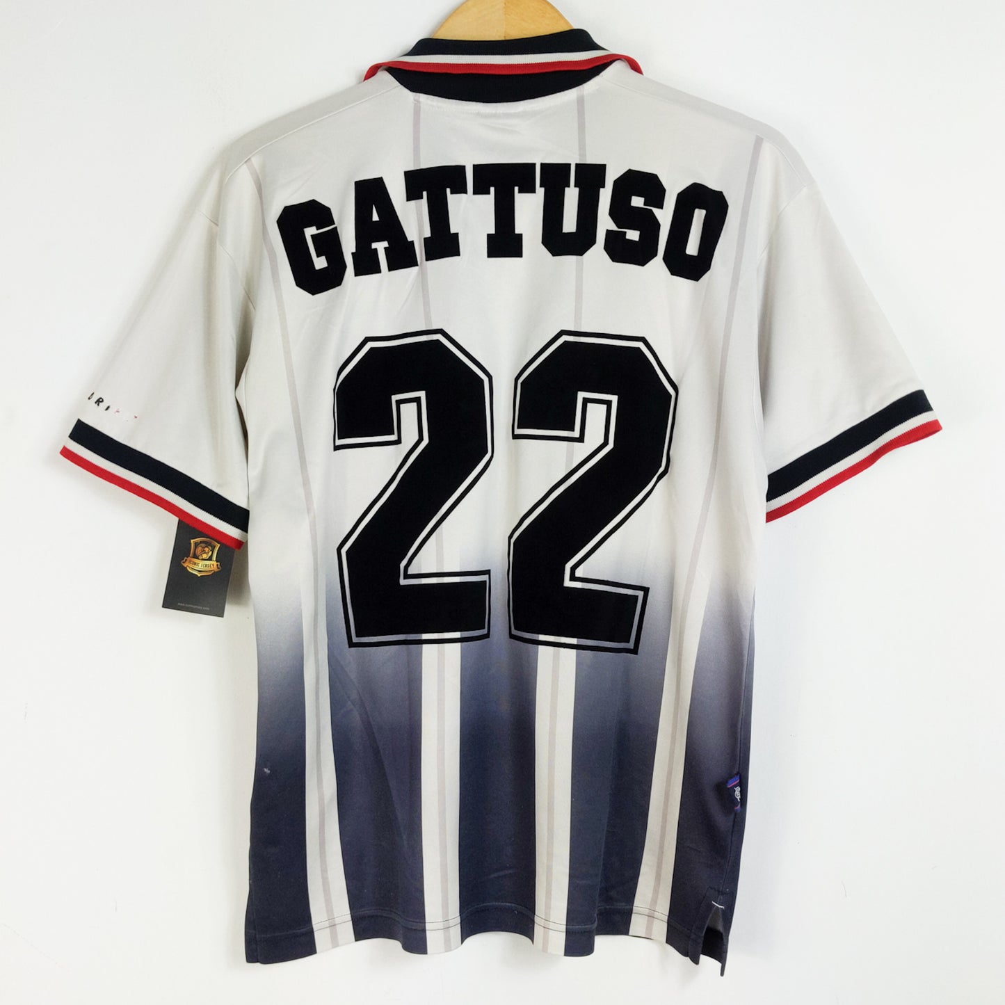 Original Glasgow Rangers 1997/98 Away - Gattuso #22 Size S