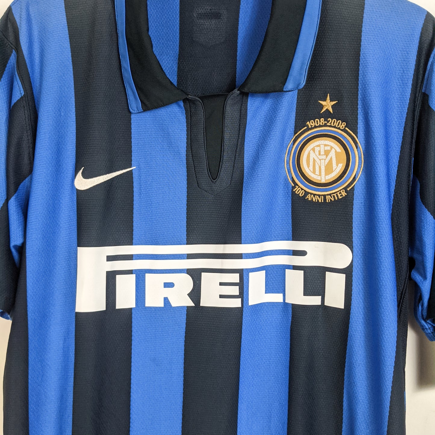 Original Inter Milan 2007/08 Home - Balotelli #45 Size L
