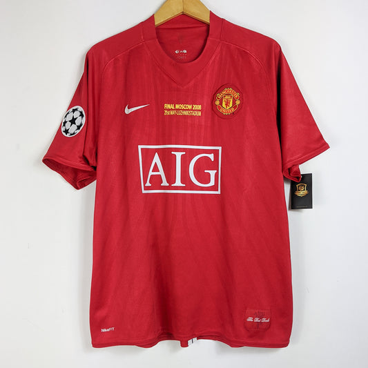 Original Manchester United 2007/08 Home - Ronaldo #7 Size L