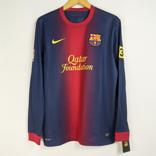 Original Barcelona 2012/13 Home - Messi #10 Size M (Long Sleeve)