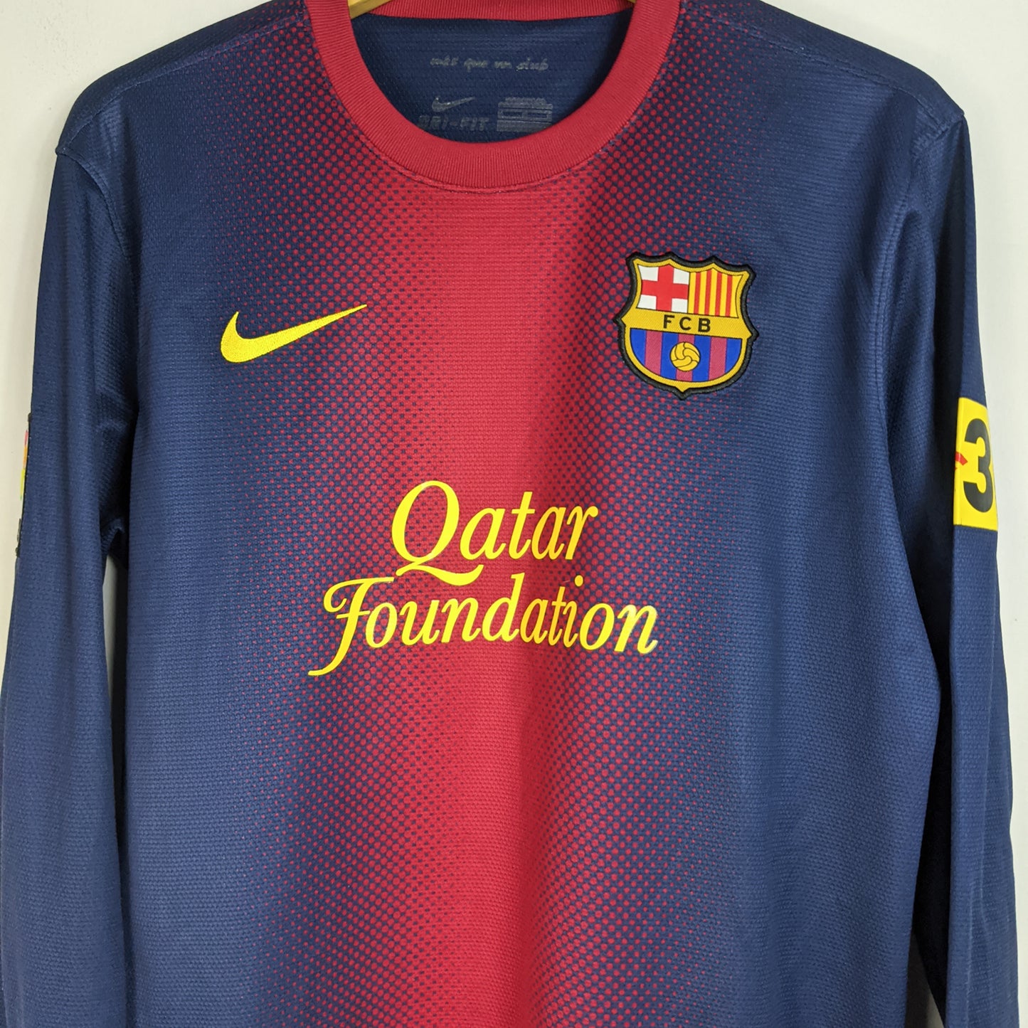 Original Barcelona 2012/13 Home - Messi #10 Size M (Long Sleeve)