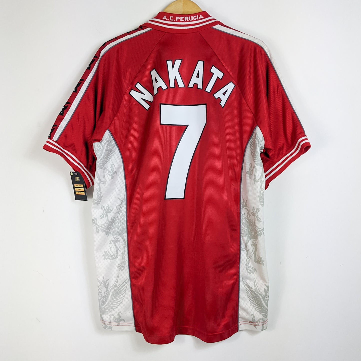 Original Perugia 2000/01 Home - Nakata #7 Size XL