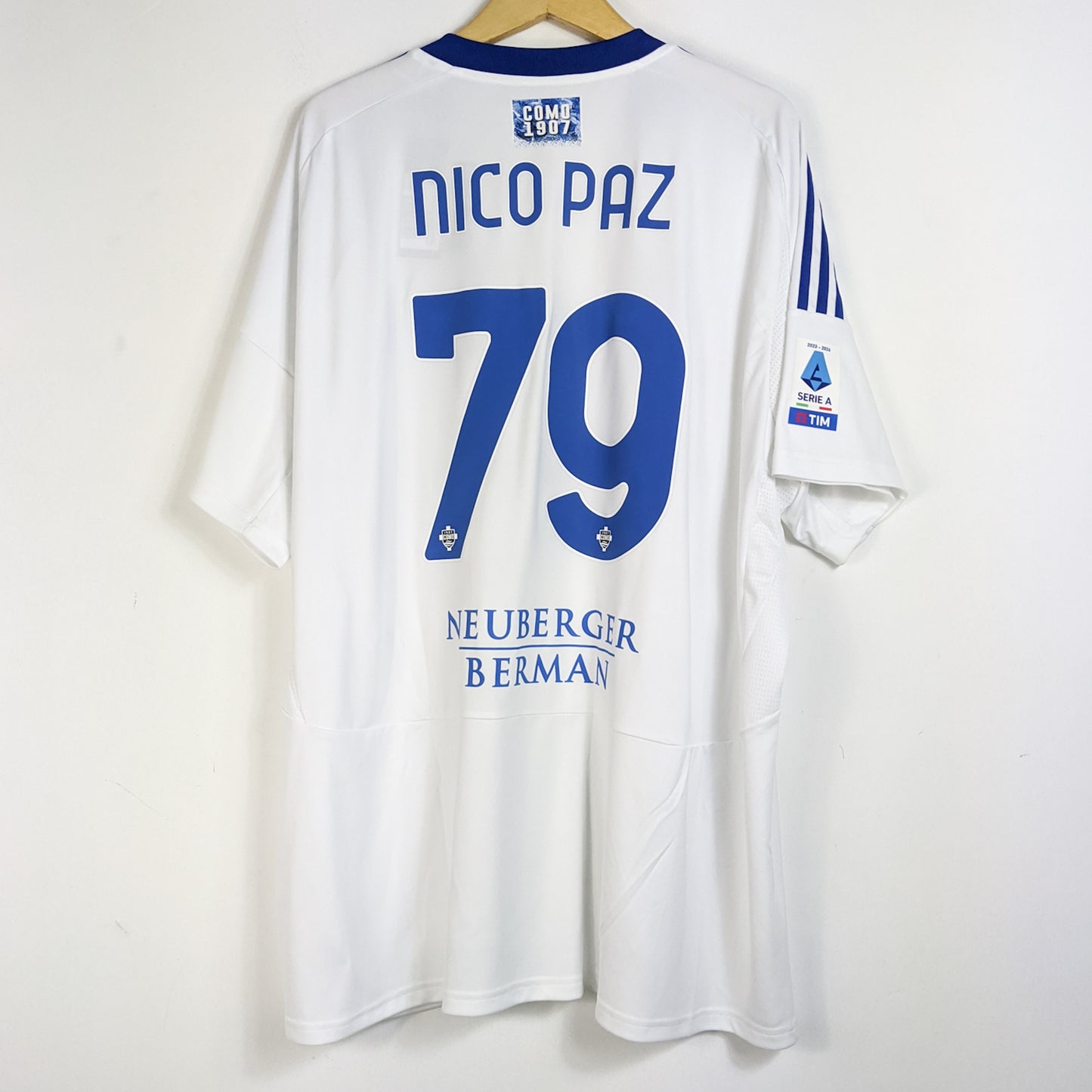 Original Como 1907 2024/25 Away - Nico Paz #10 Size 3XL (Bnwt)