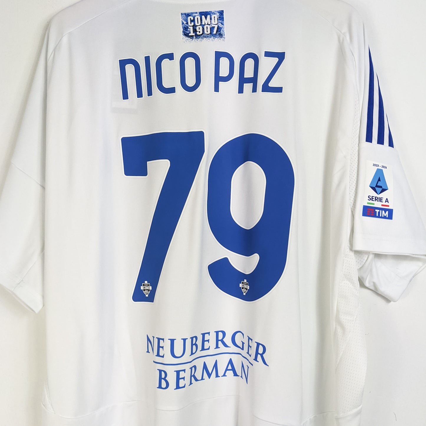 Original Como 1907 2024/25 Away - Nico Paz #10 Size 3XL (Bnwt)