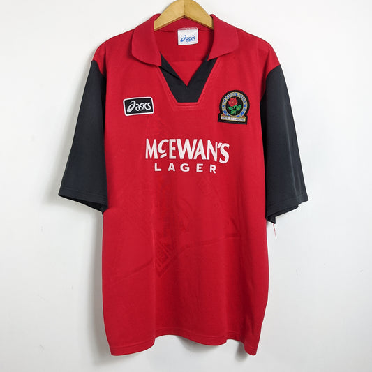 Original Blackburn Rovers 1995/96 Away - Shearer #9 Size XL