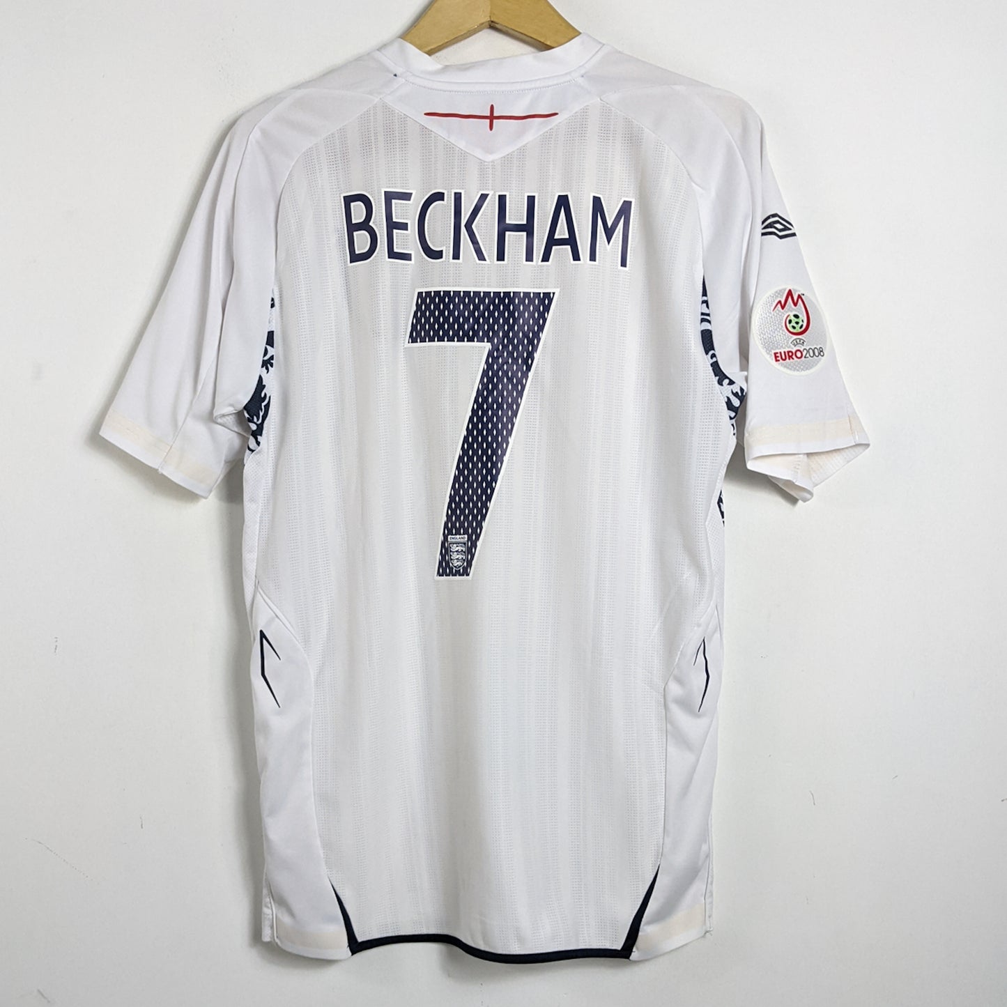 Original England 2008 Home - Beckham #7 Size M