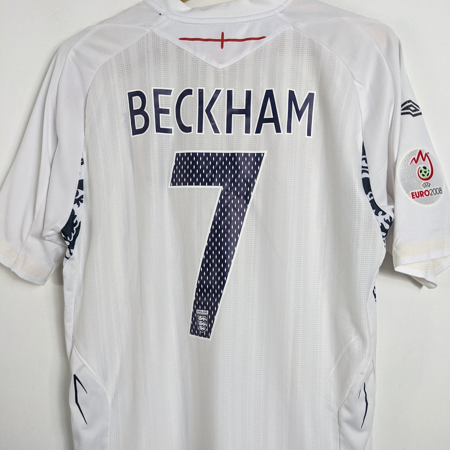 Original England 2008 Home - Beckham #7 Size M