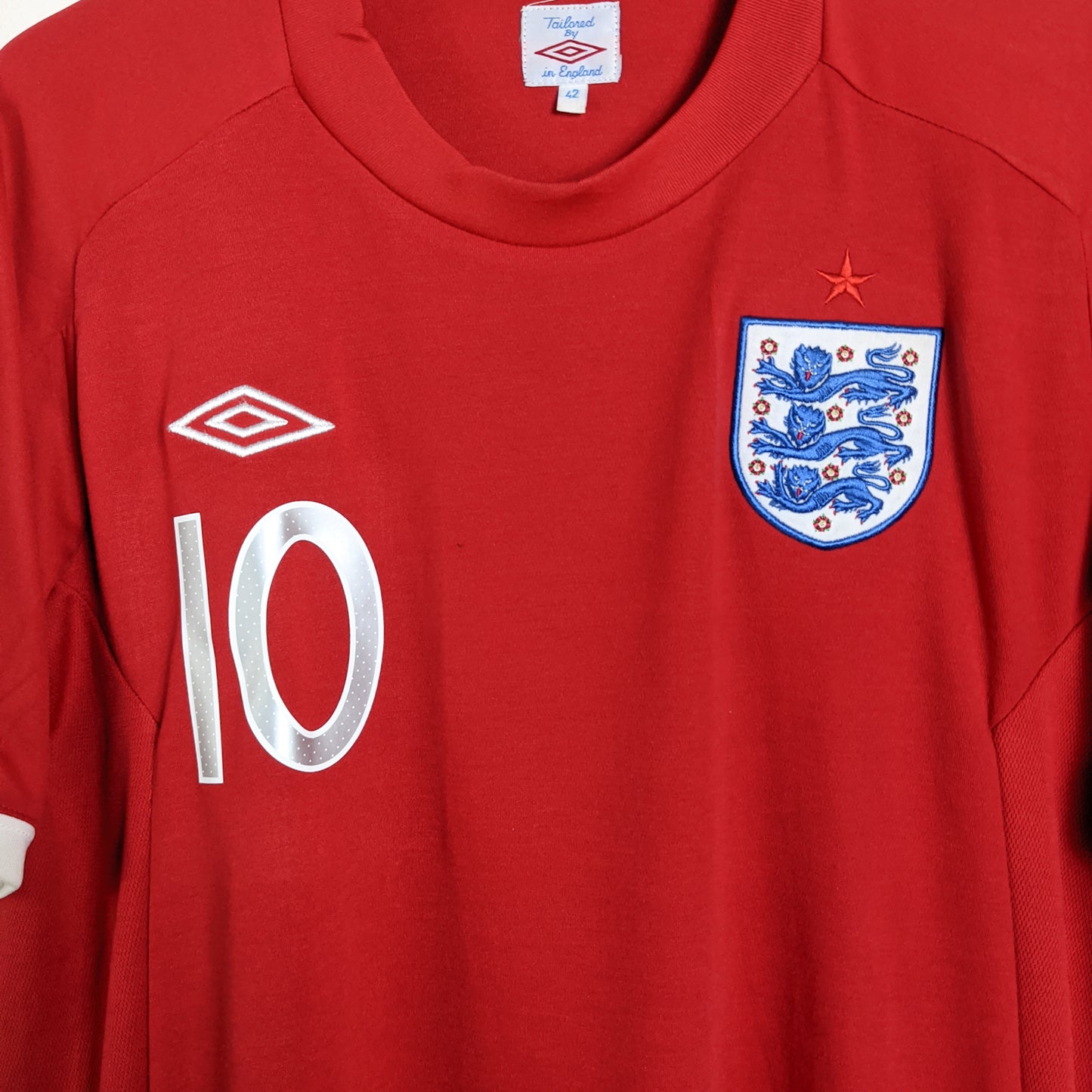 Original England 2010 Away - Rooney #10 Size L