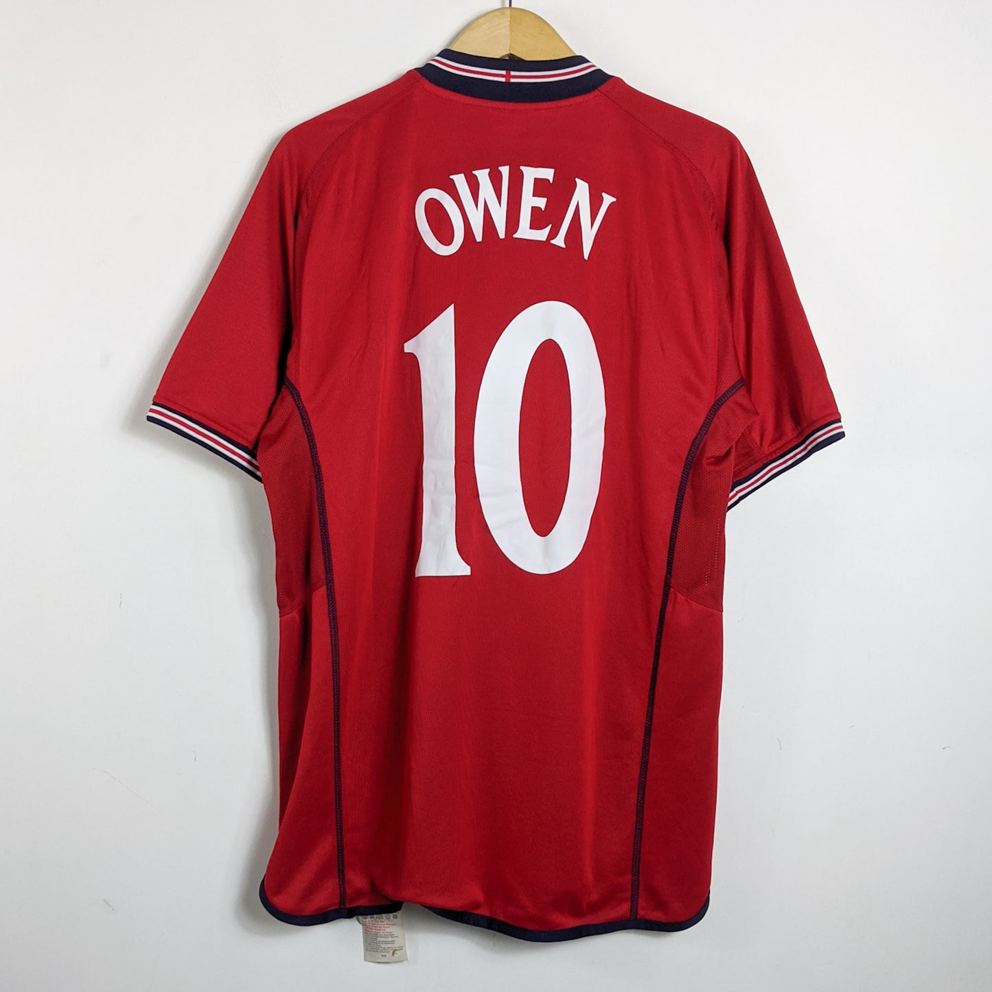 Original England 2002 Away - Owen #10 Size L