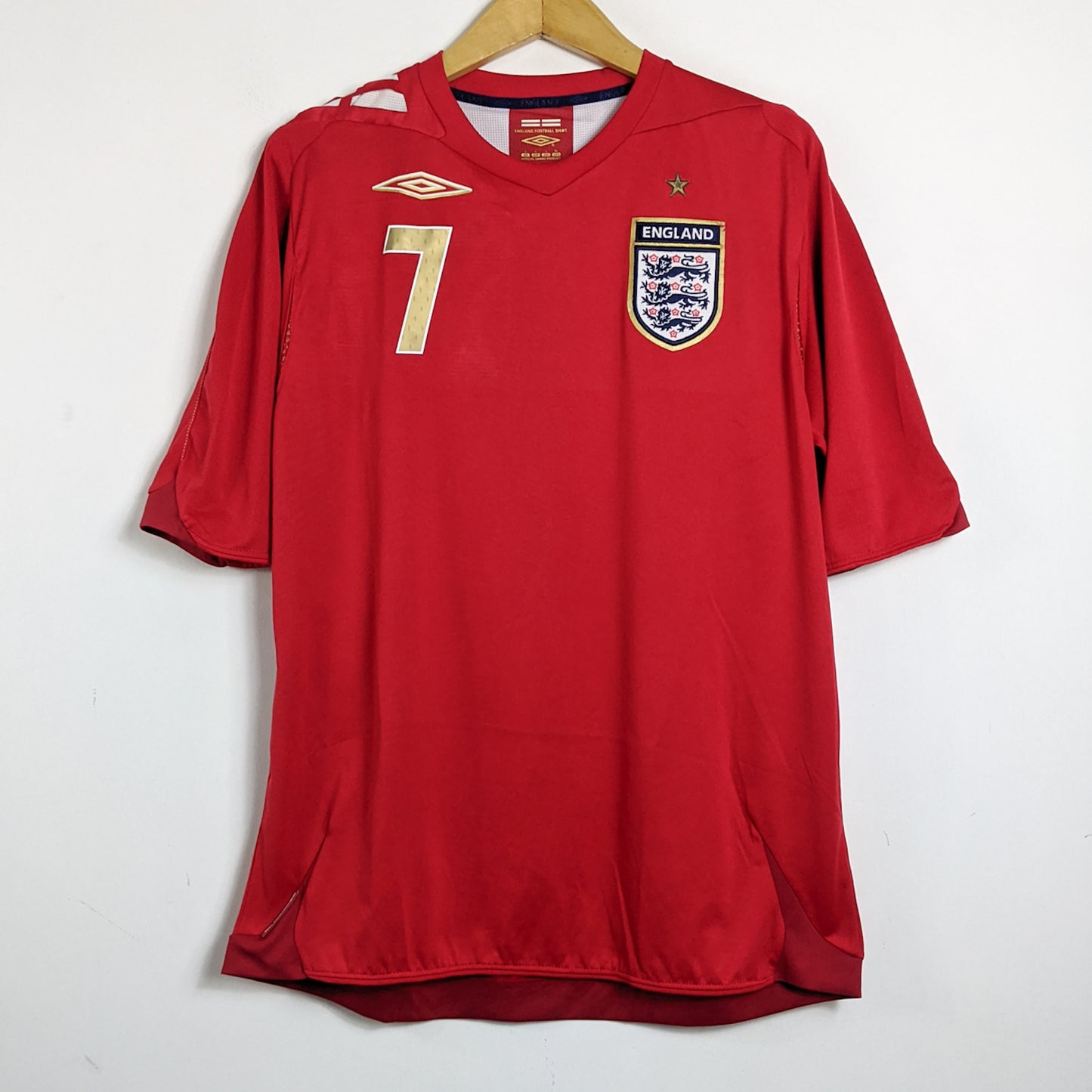 Original England 2006 Away - Beckham #7 Size L
