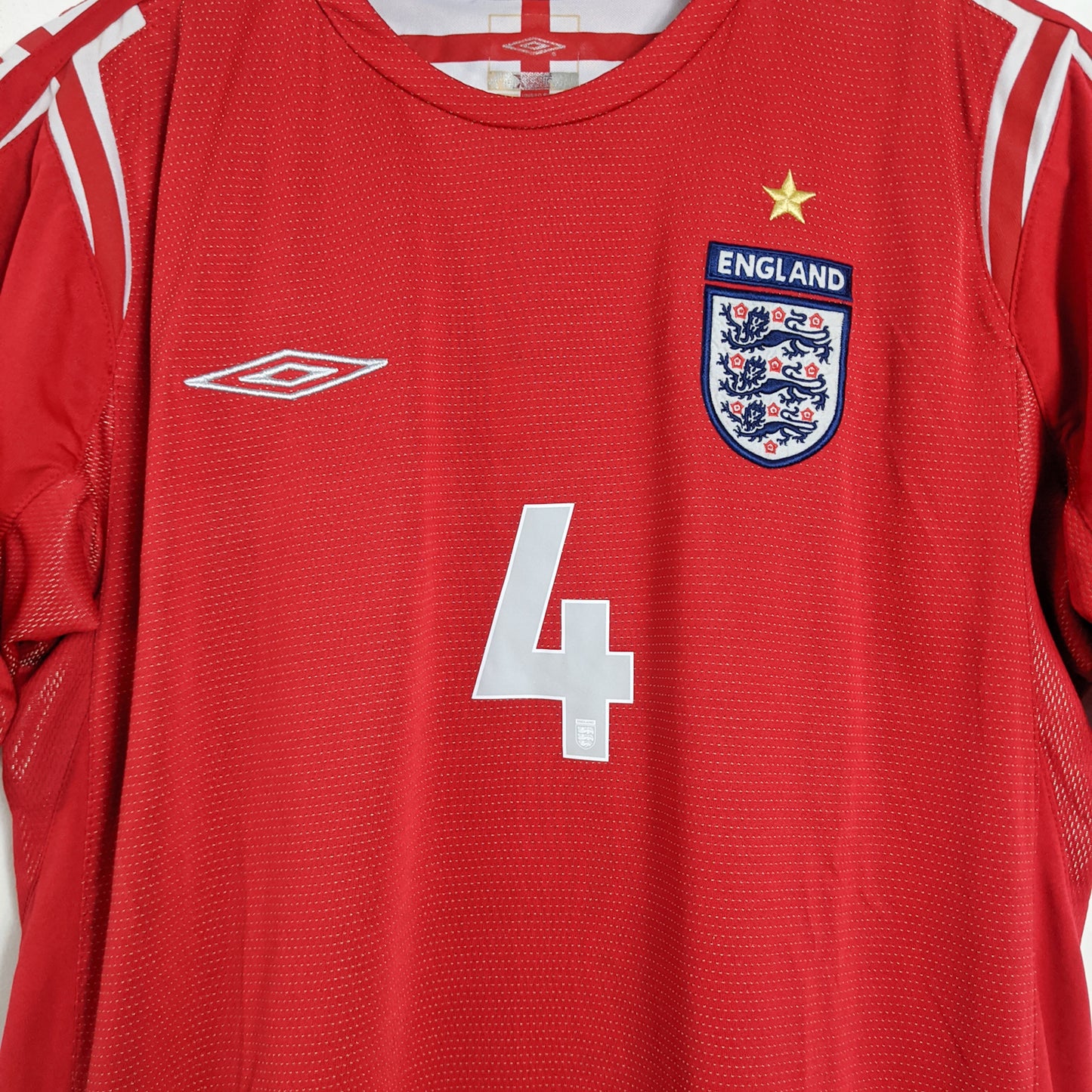 Original England 2004 Away - Gerrard #4 Size M