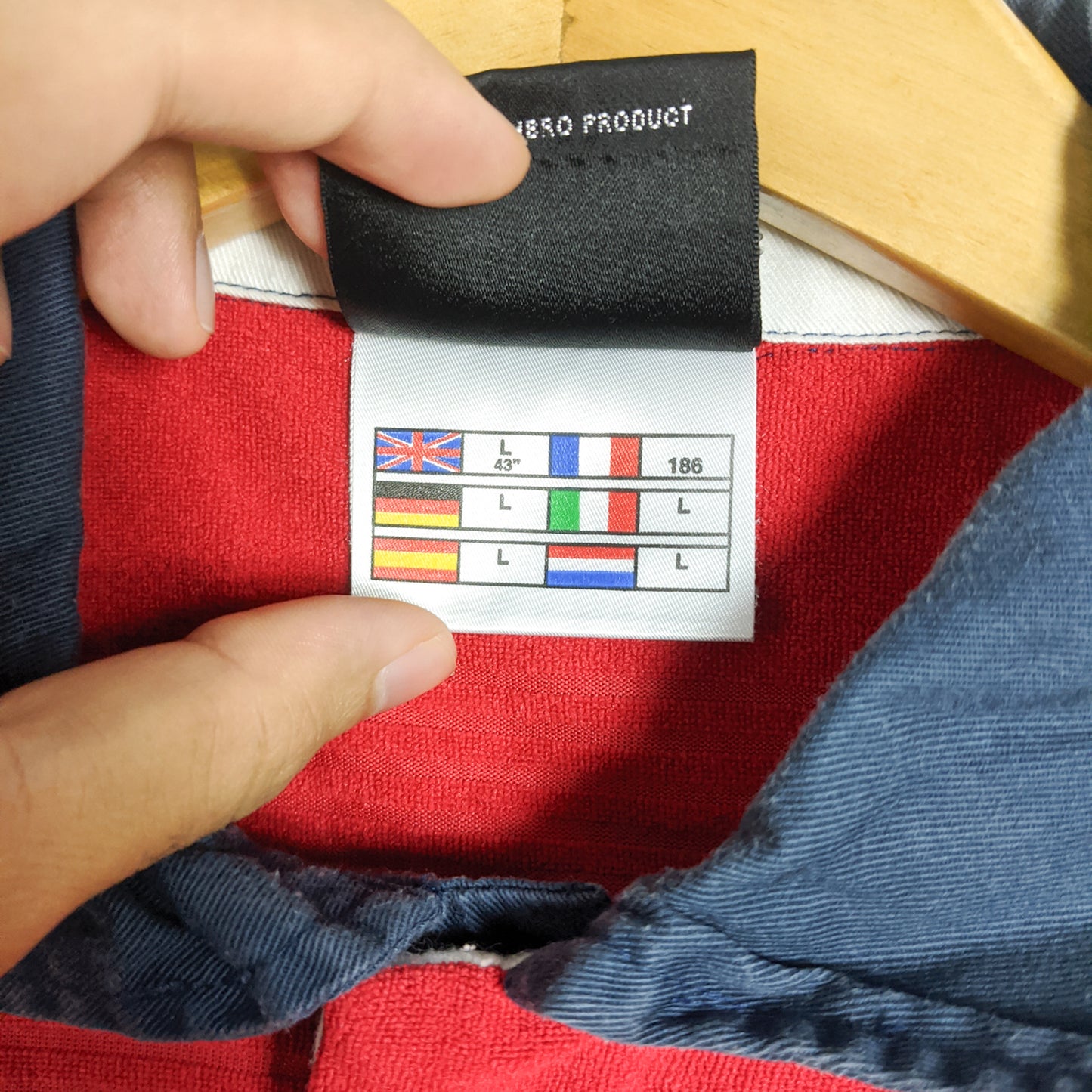 Original England 2000 Away - Beckham #7 Size L