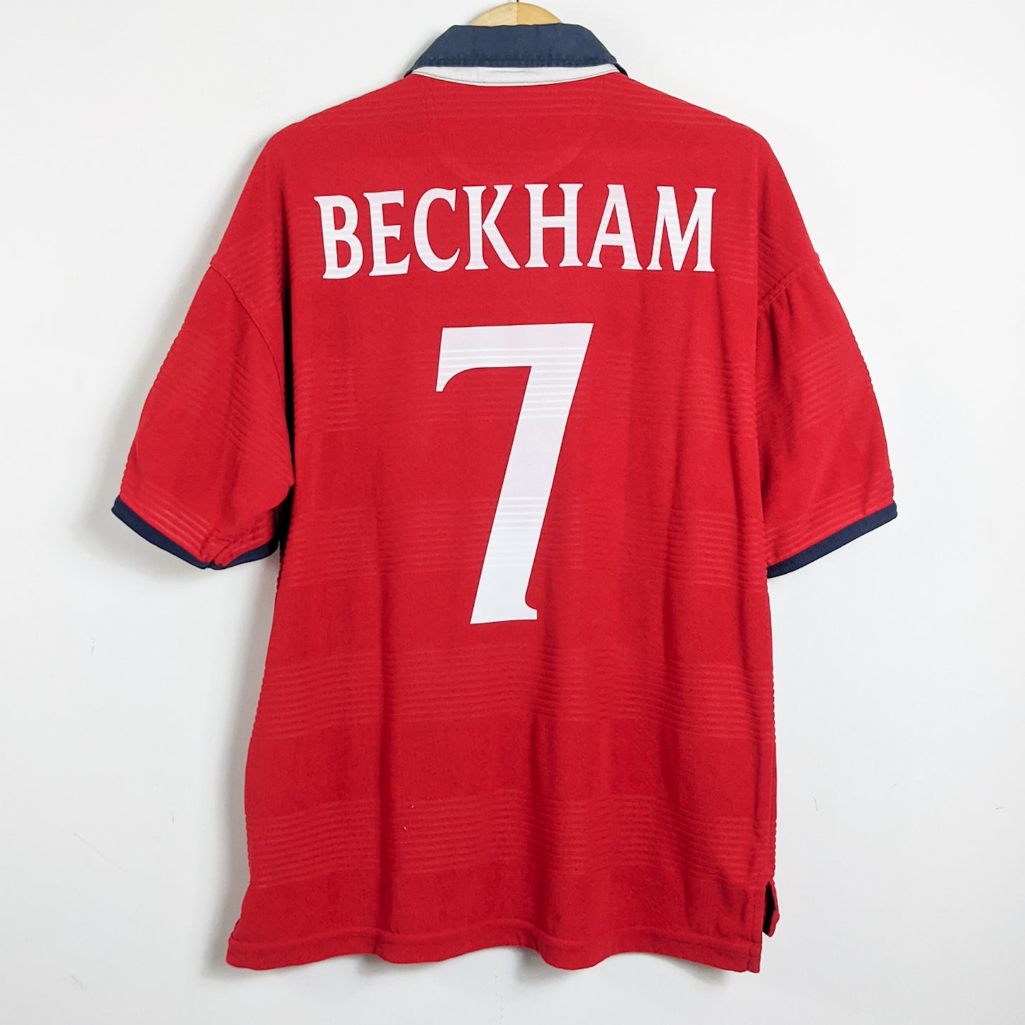 Original England 2000 Away - Beckham #7 Size L