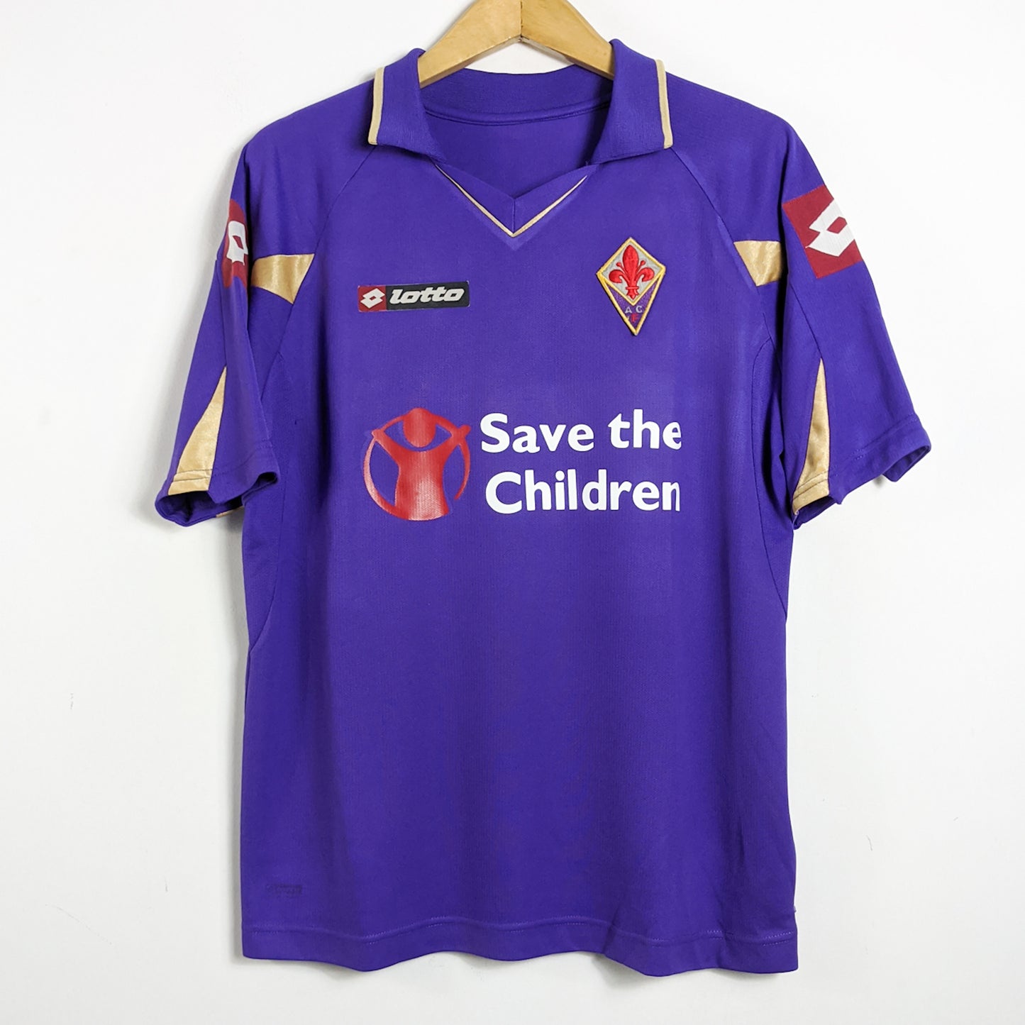 Original Fiorentina 2010/11 Home - Mutu #10 Size M
