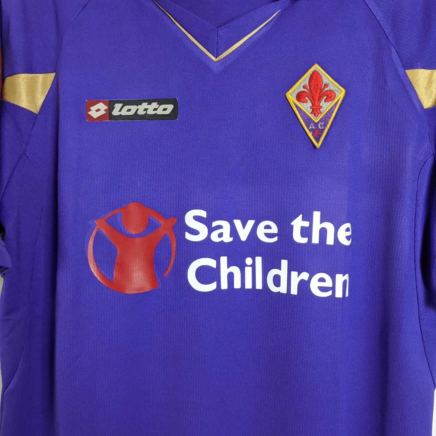 Original Fiorentina 2010/11 Home - Mutu #10 Size M