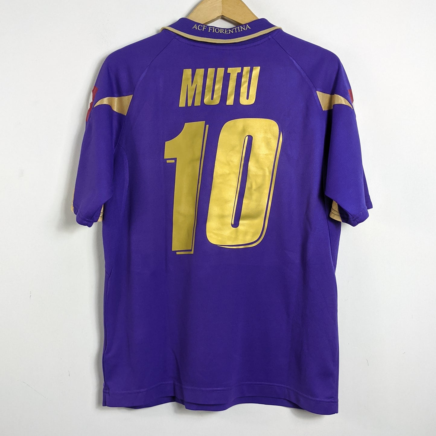 Original Fiorentina 2010/11 Home - Mutu #10 Size M