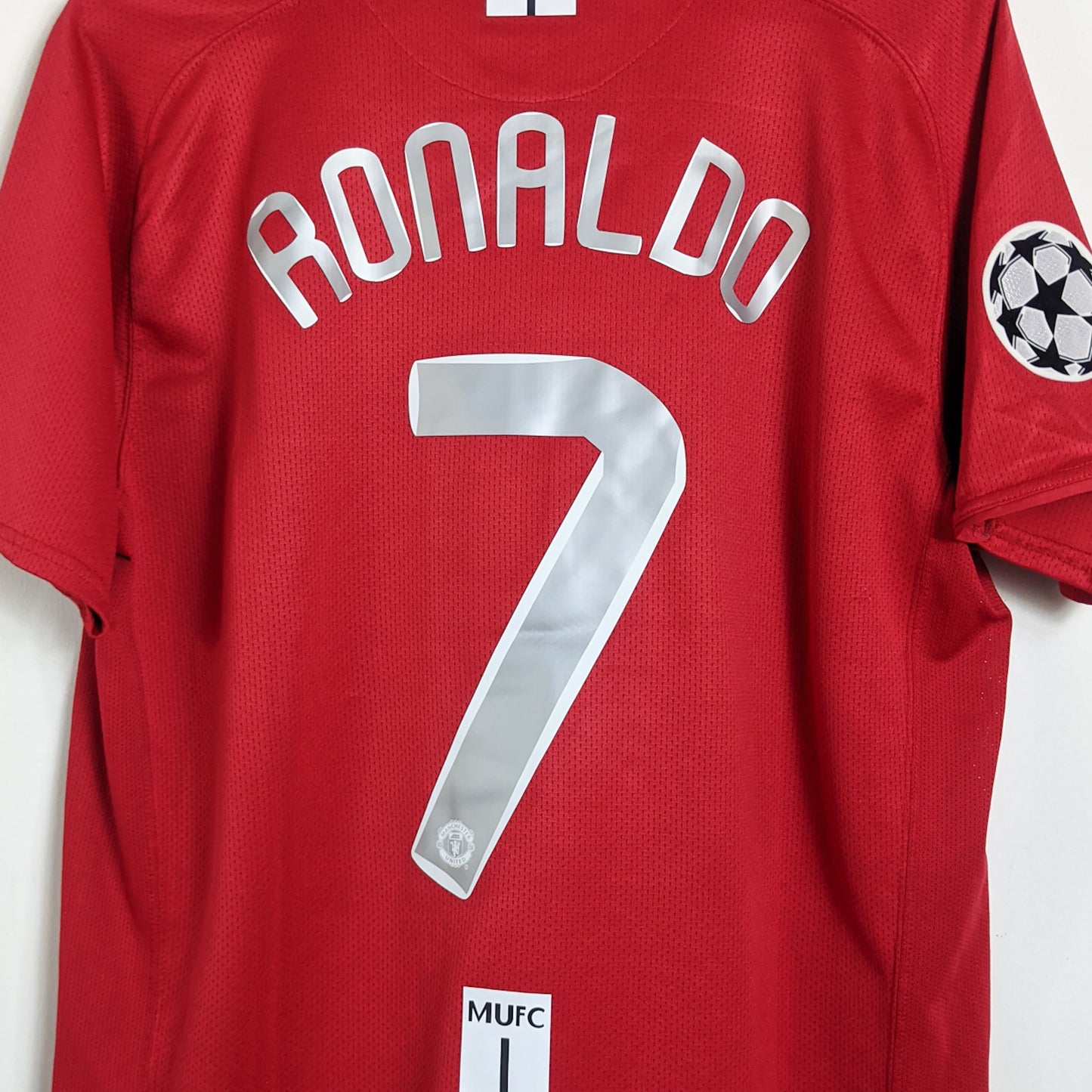 Original Manchester United 2007/08 Home - Ronaldo #7 Size L