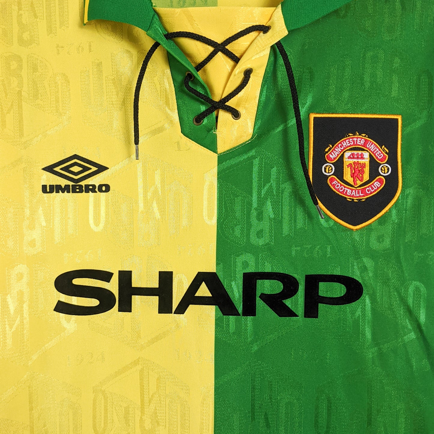 Original Manchester United 1992/94 Third - Beckham #28 Size L (Long Sleeve) (Template)
