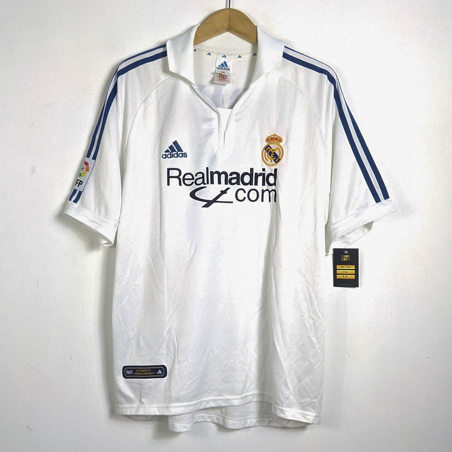 Original Real Madrid 2001/02 Home - Zidane #5 Size L