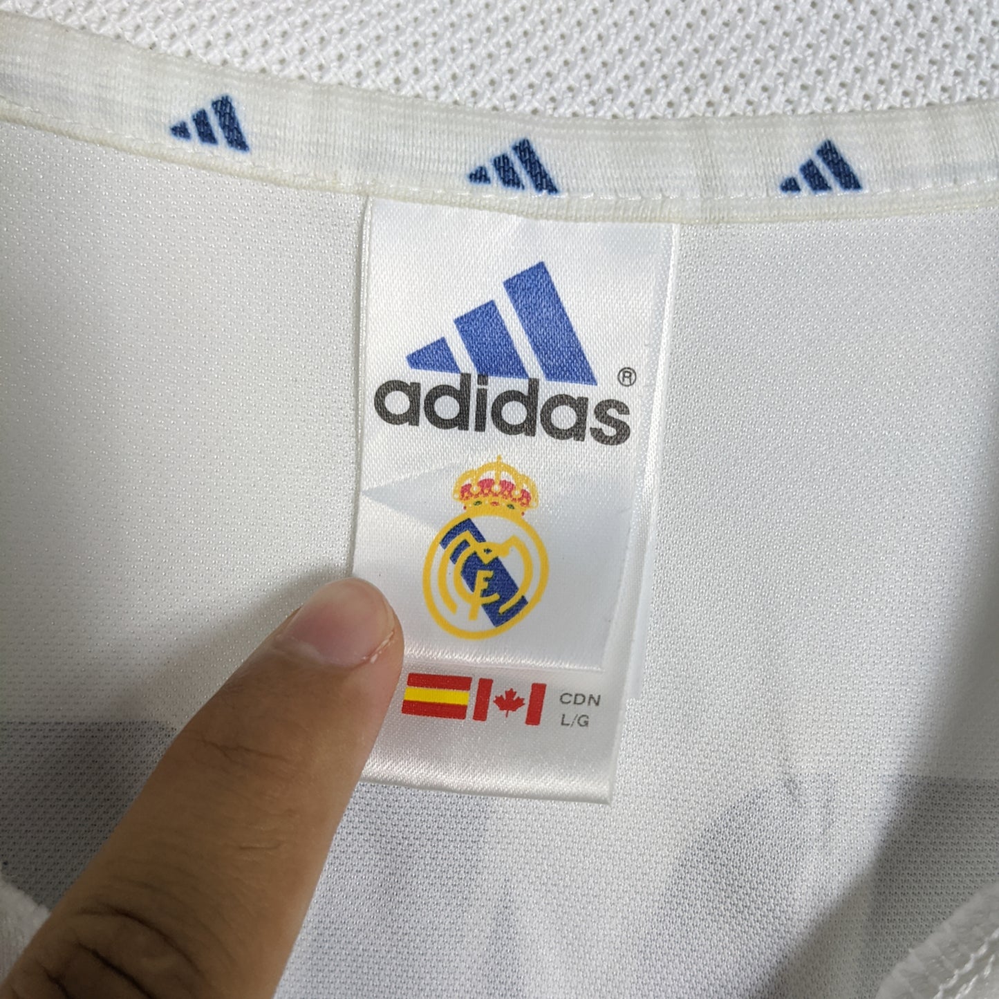 Original Real Madrid 2001/02 Home - Zidane #5 Size L