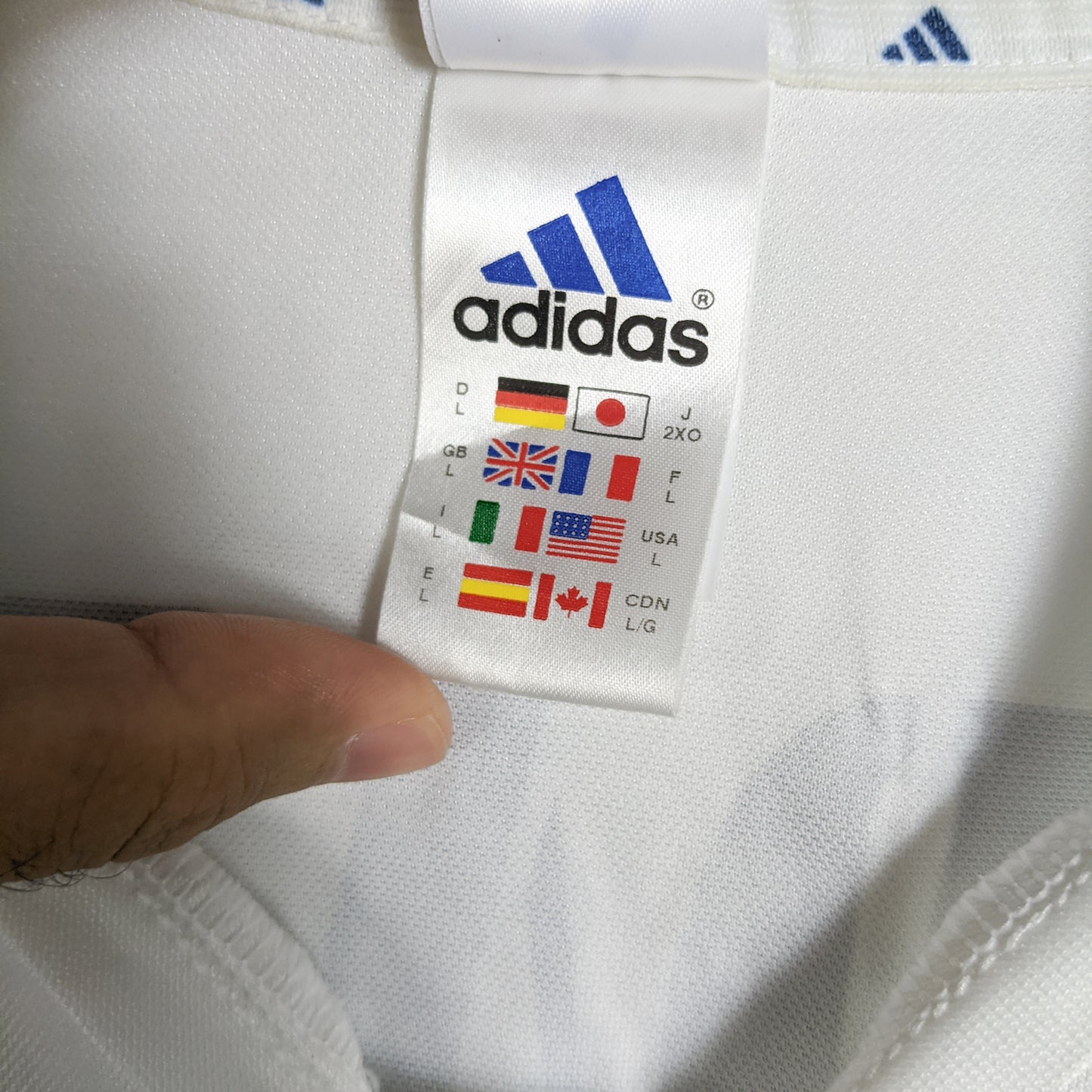 Original Real Madrid 2001/02 Home - Zidane #5 Size L