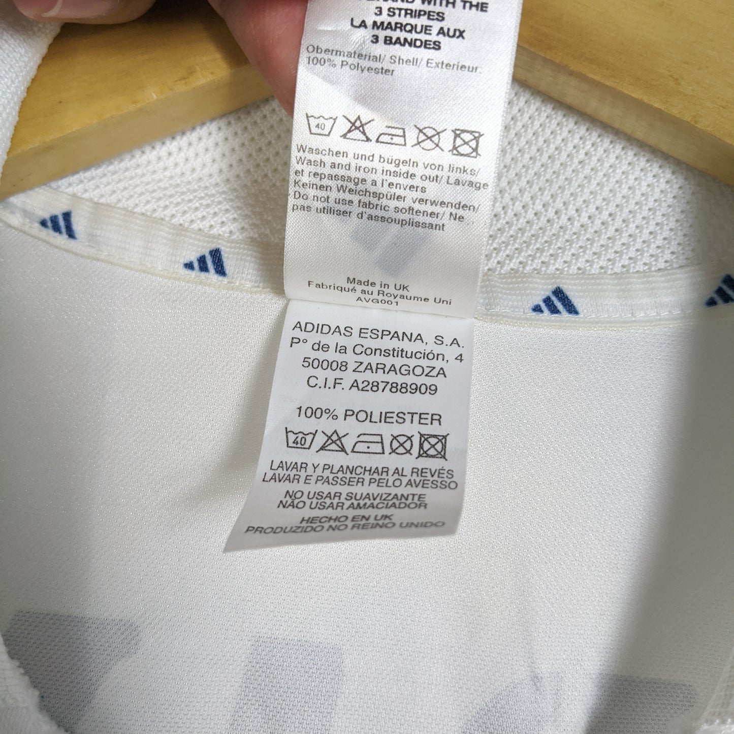 Original Real Madrid 2001/02 Home - Zidane #5 Size L