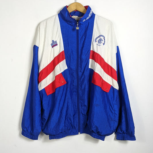 Original Rangers 1990/92 Shell Jacket - Size L